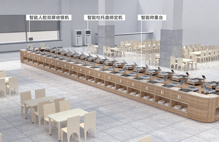 智慧食堂 稱重計費(fèi)模式
